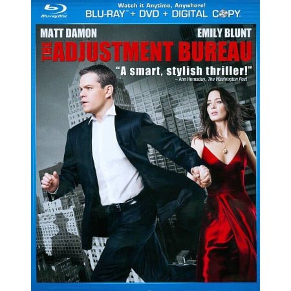 The Adjustment Bureau (Blu-ray/DVD, 2011, 2-Disc Set) Brand New SEALED